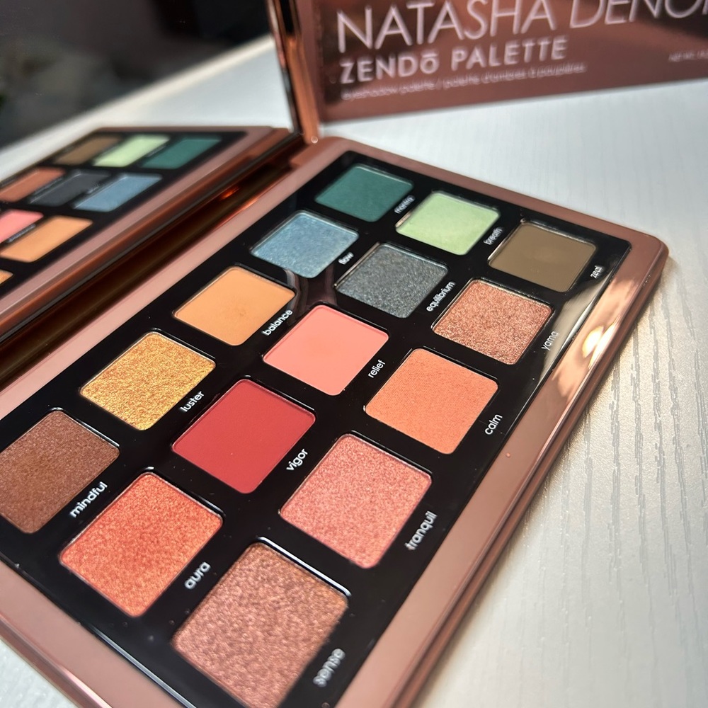 natasha denona zendo eyeshadow palette, like new